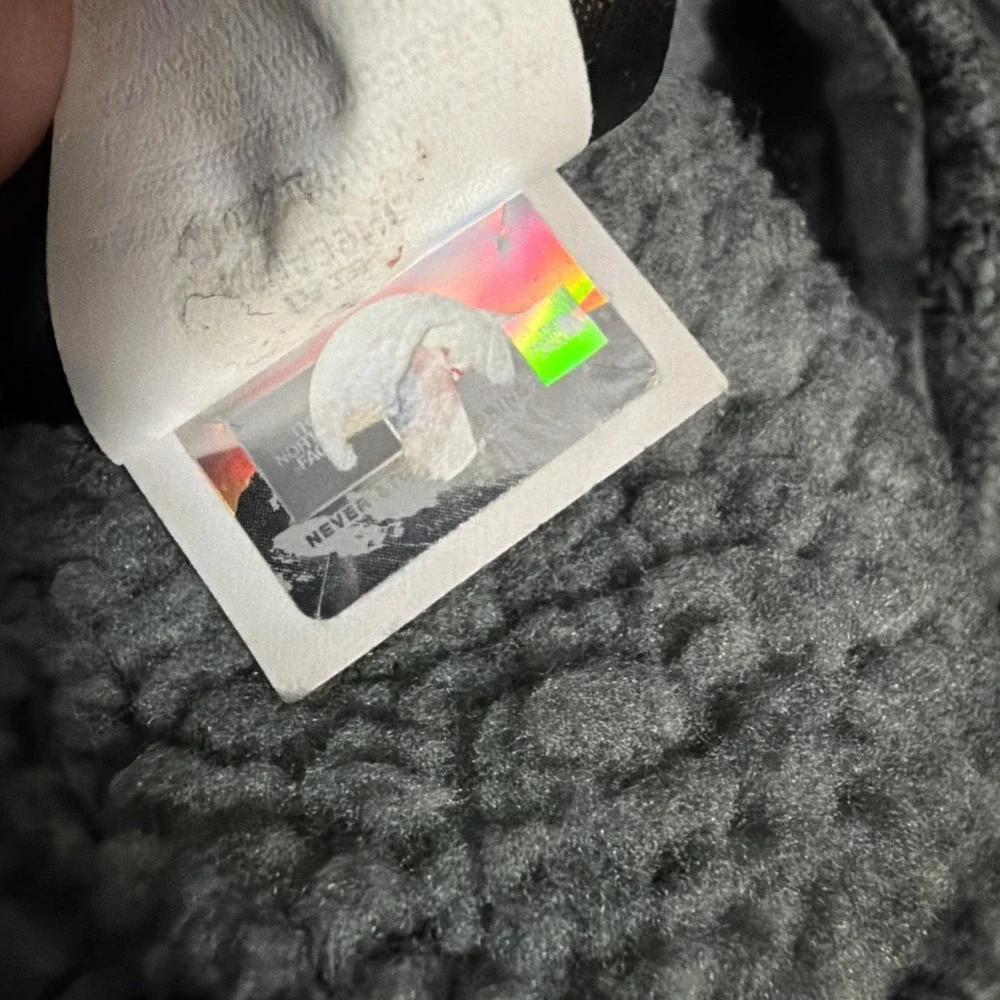 The North Face Jacket Mens Large Gray Plaid 1/4 Zip Gordon Lyons Fleece Pullover